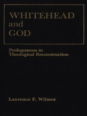 cover image of Whitehead and God